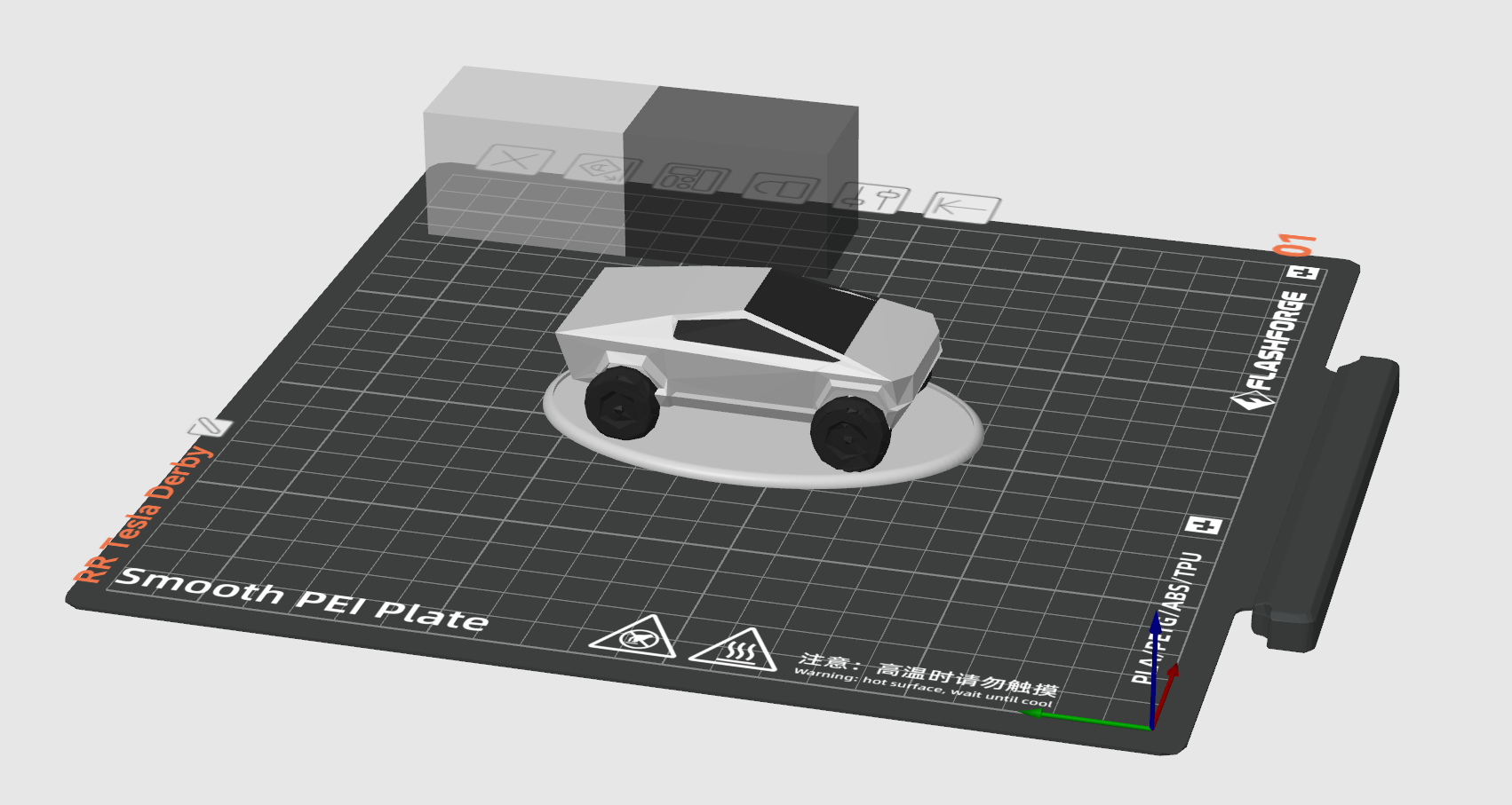 Tesla Cybertruck for Crash Derby Cars