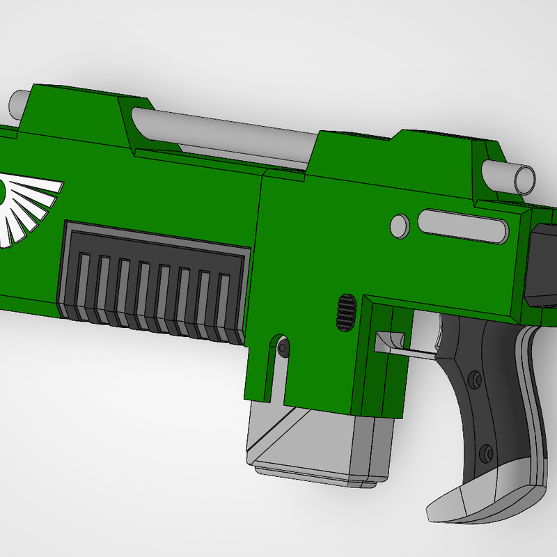 Kantrael pattern Lasgun - Cosplay prop by Weles-FDM | Download free STL ...