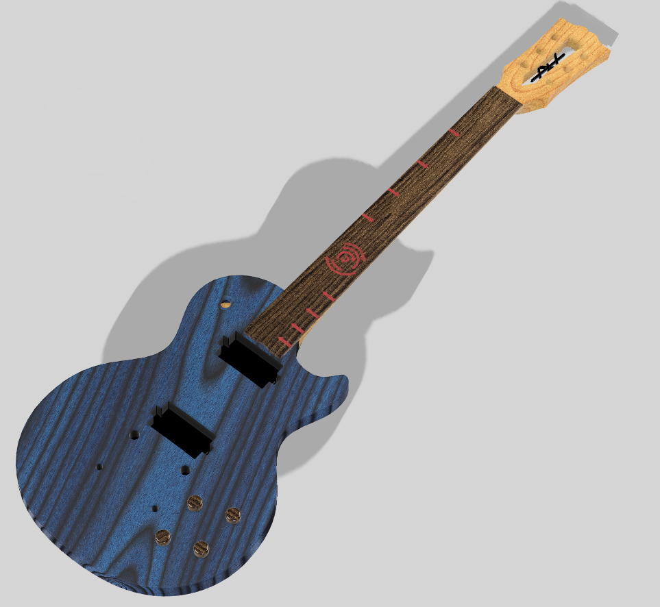 Pathways - a guitar for CNC