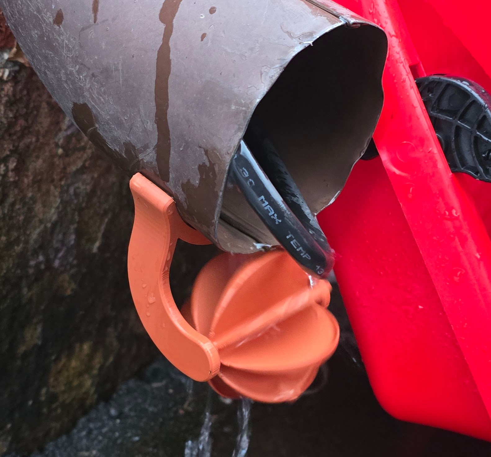 Downspout Watermill