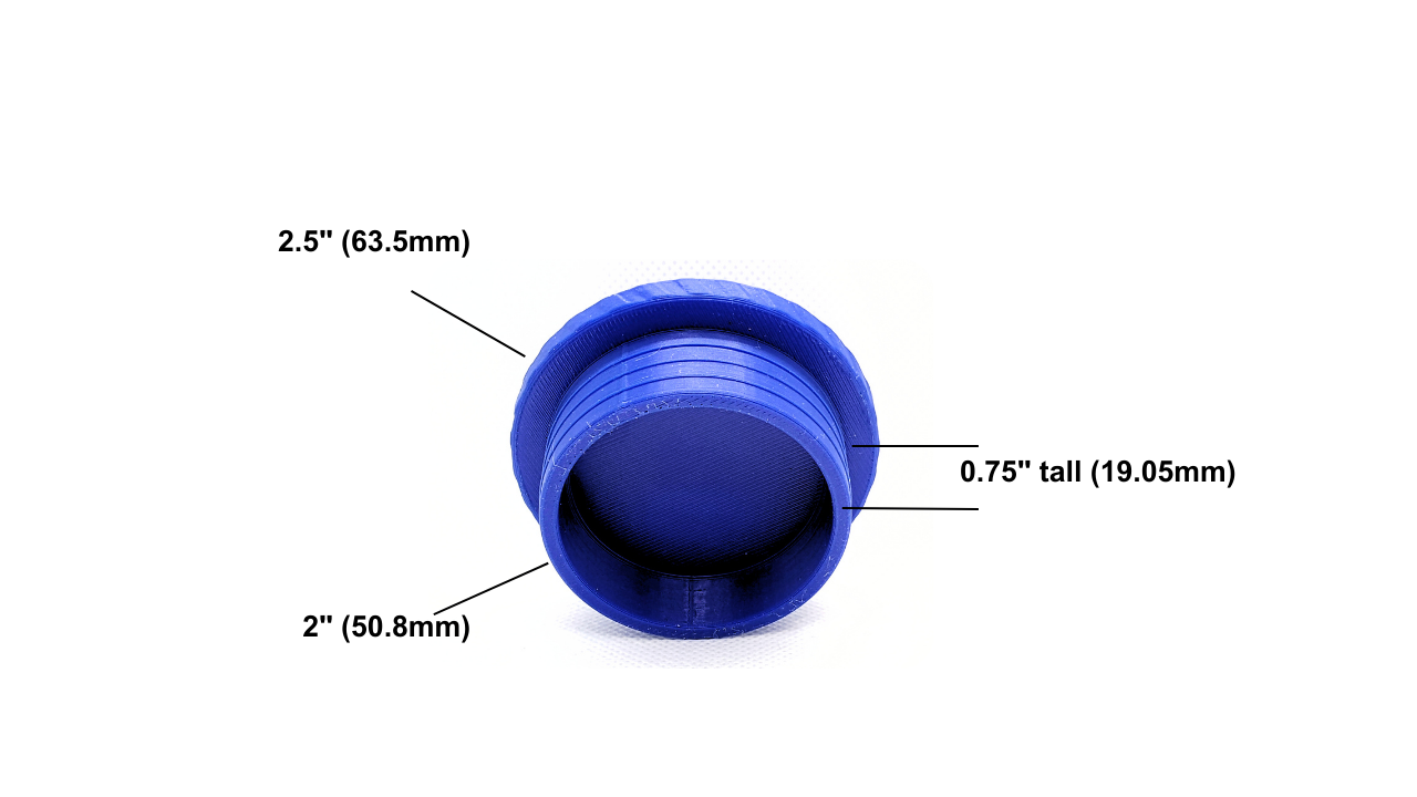 Gas Filler Neck Plug (2")