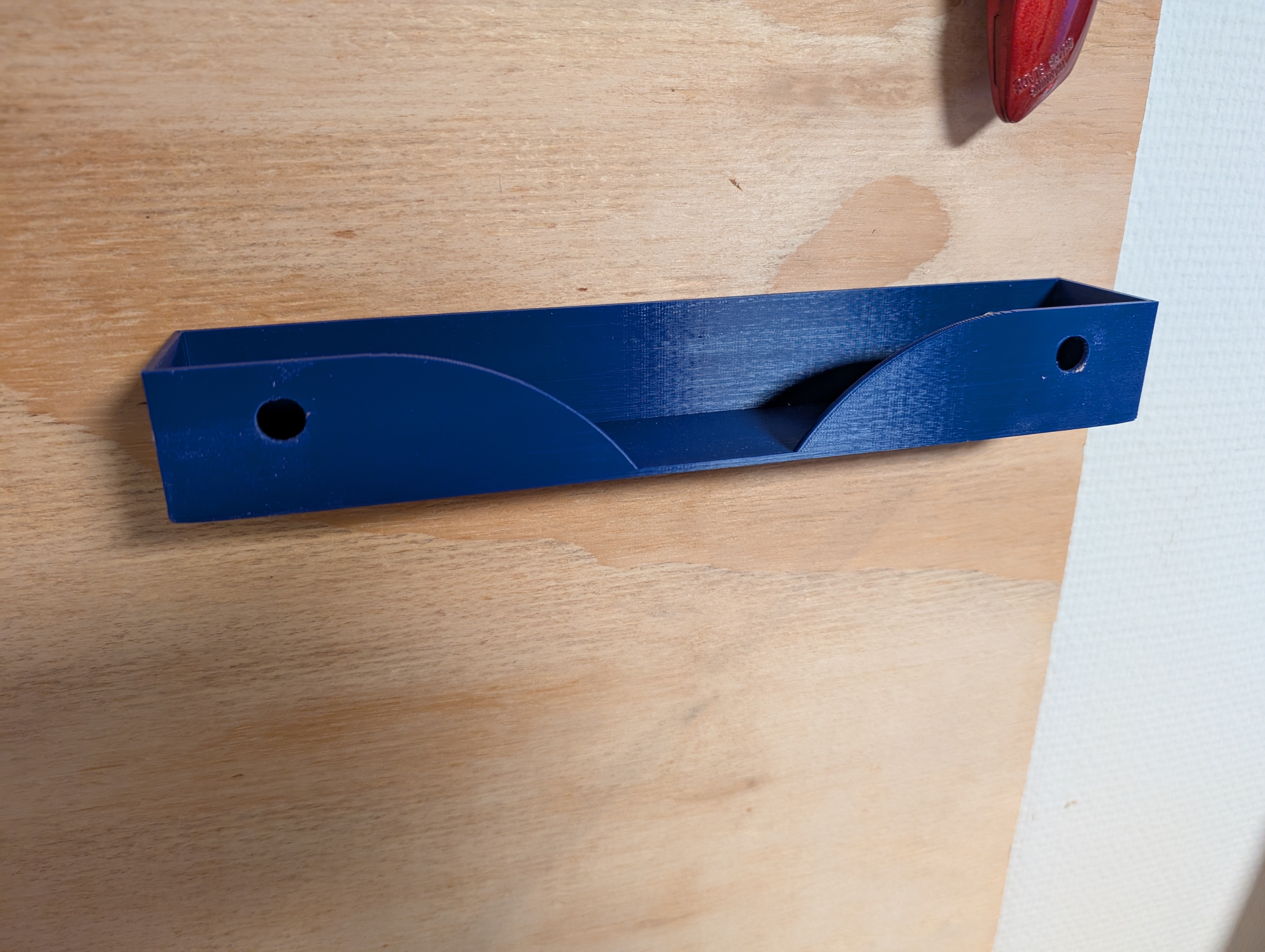 Wall-Mounted Folding Ruler Holder