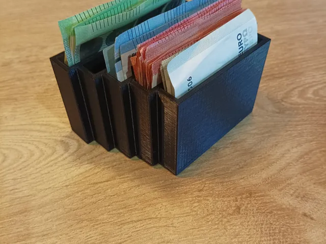 Euro bill organizer