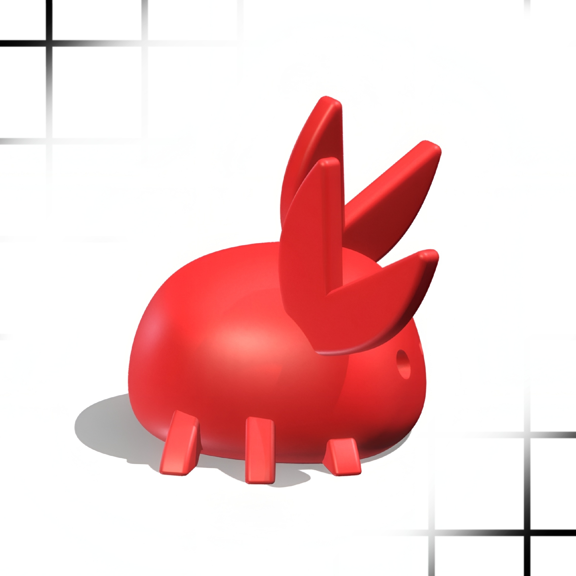 Stylish 3D Printed Red Crab | Creative Desk Decor Showpiece — miniatura 5