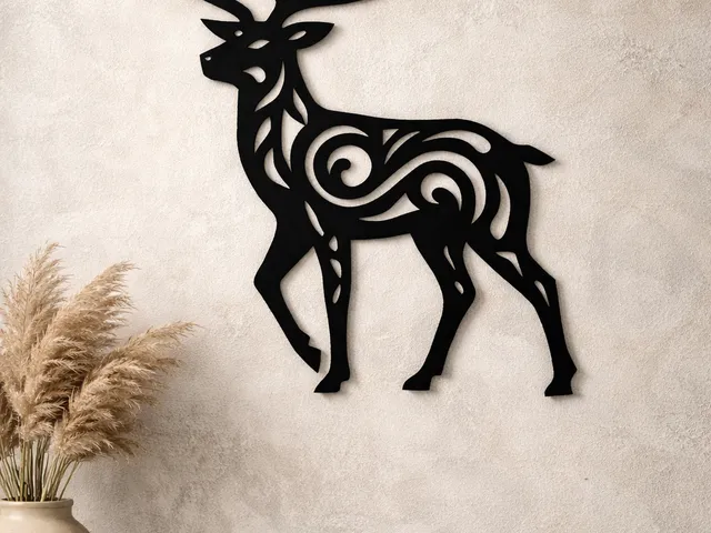 Tribal Deer Wall Art
