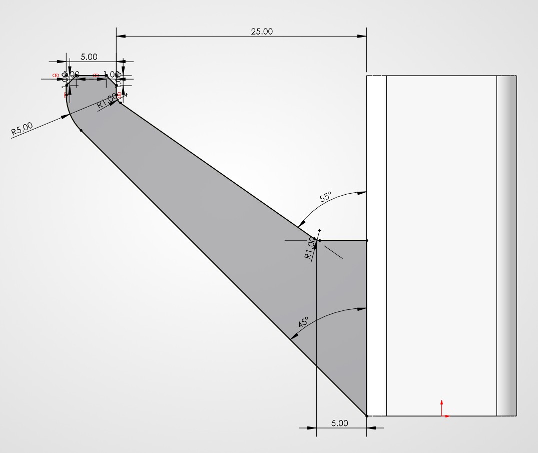 Miniatura 2 do modelo 3D Simple Hook for Universal Peg Board