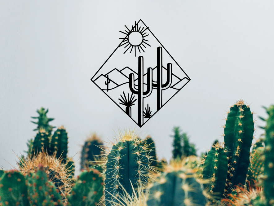 Desert Cactus Wall Art