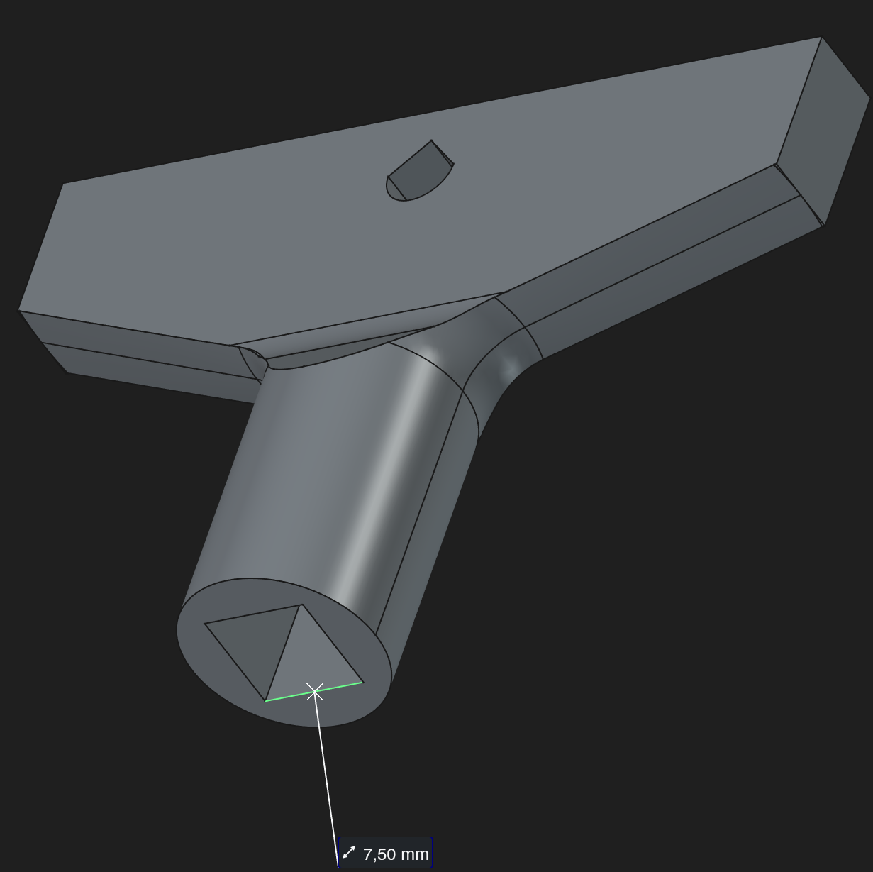7.5mm Sillcock Key / Water Faucet Key / Hose Bibb Key