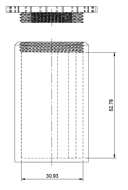RMS Thread Microscope Objective Tube — miniatura 3