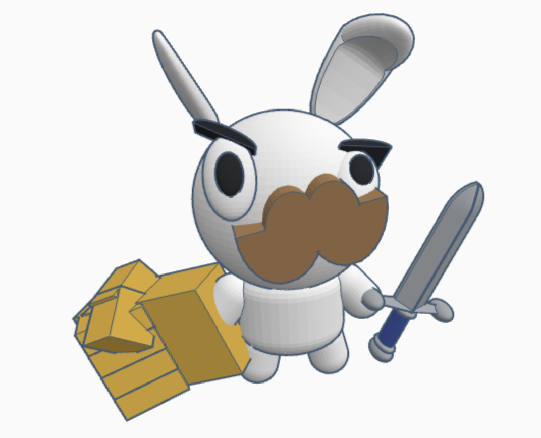 bunny intents 3D model by cool guy