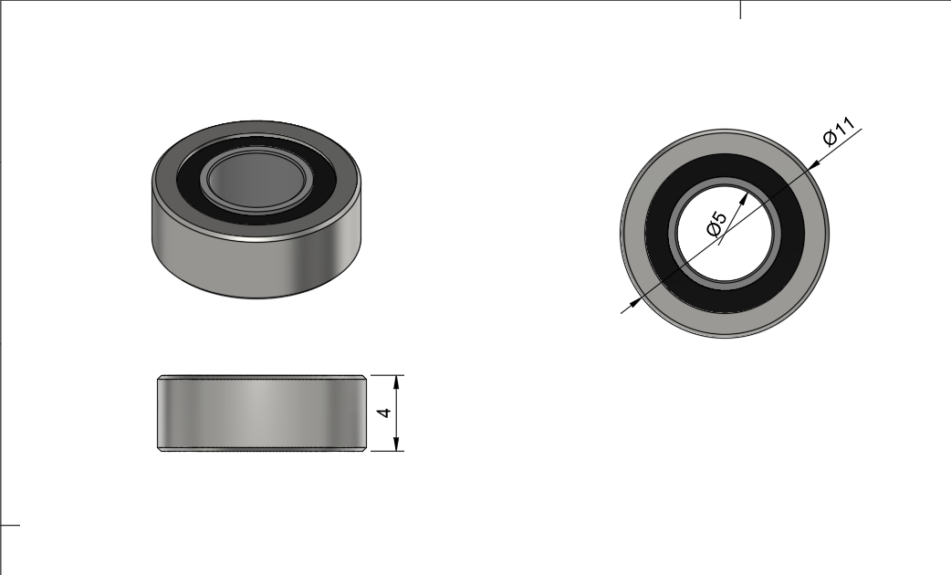 MR115 Bearing reference model (STEP)