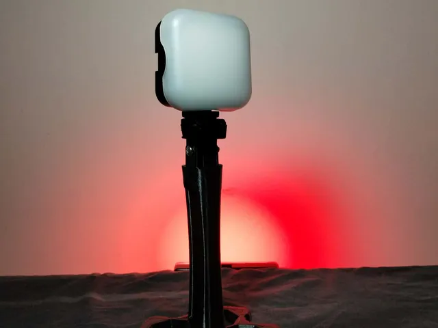 LED light stand with cold shoe mount