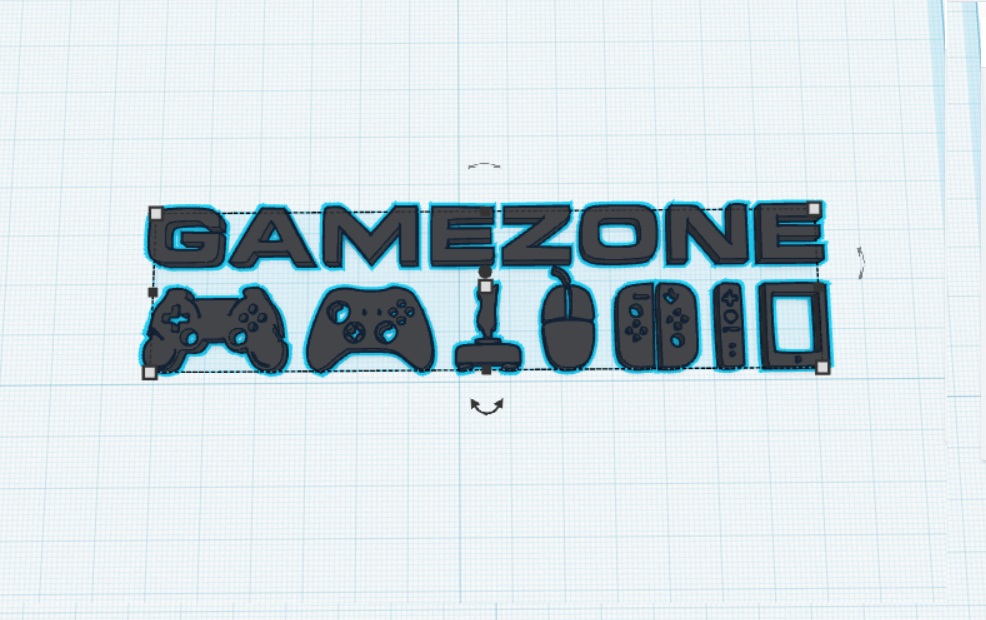 Gamezone Wall Lettering