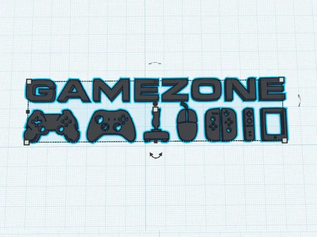Gamezone Wall Lettering