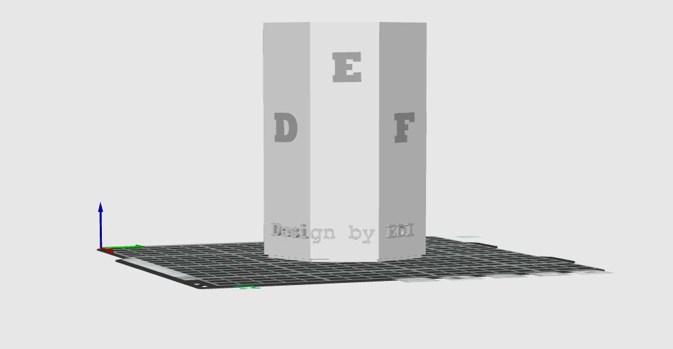 Personalized Hexagonal Pen Holder 3D model