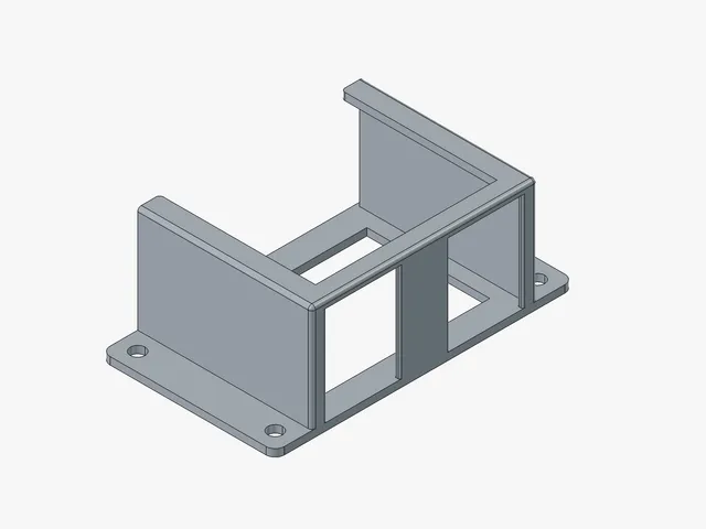 Mounting bracket for Diamond MX72 duplexer