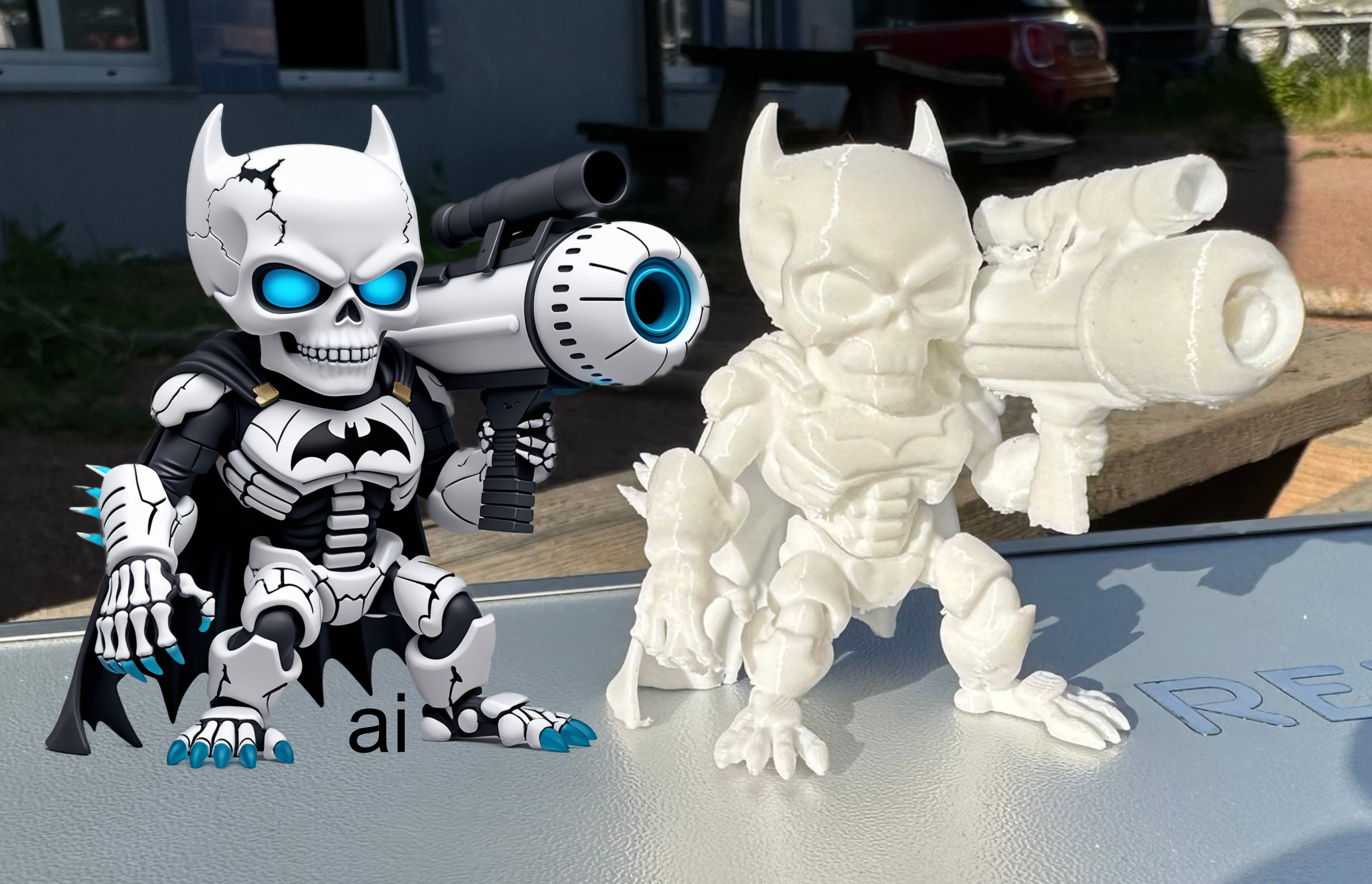 Skeleton Batman DeskBuddy