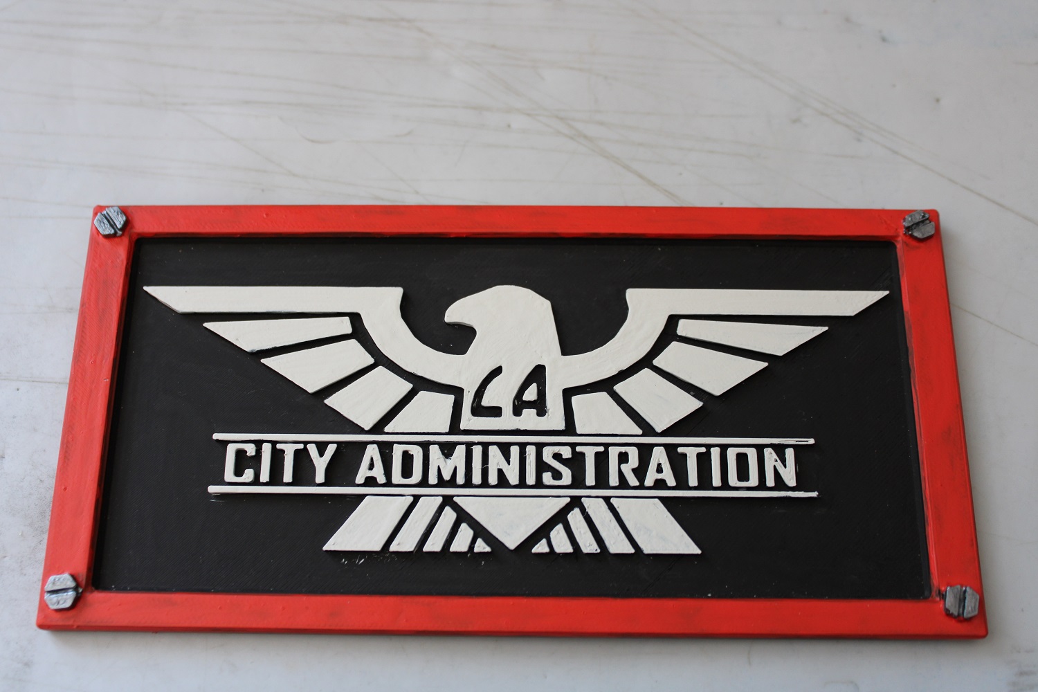 Neocron City Admin plate