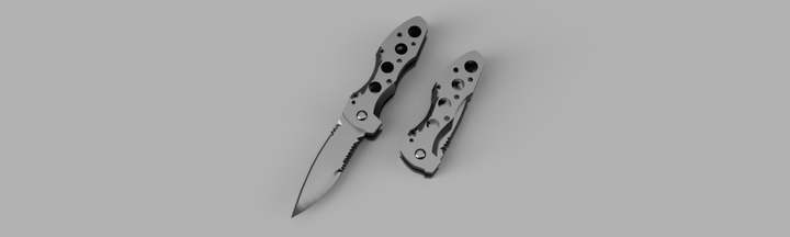Folding Utility Pocket Knife No Screws Needed