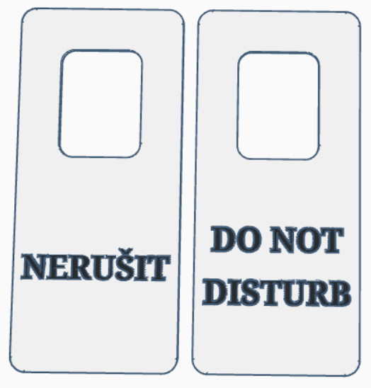 Visačka na dveře 6 (Door Sign 6)