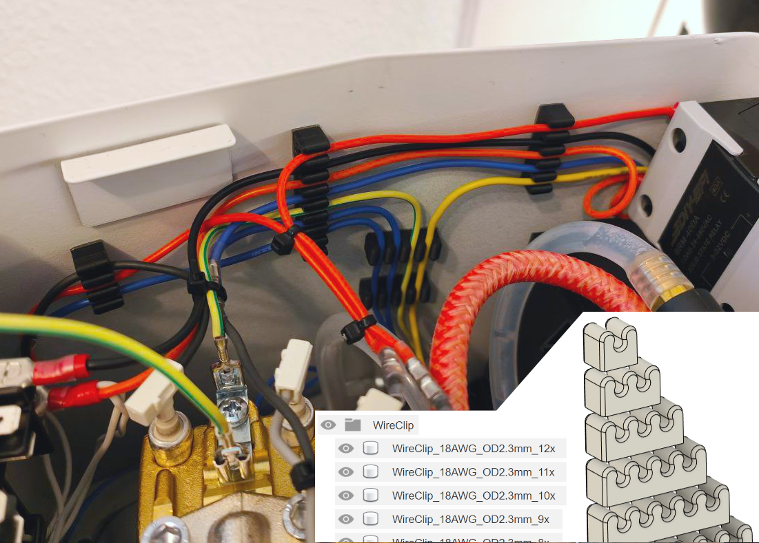 Gaggiuino Wire Clips - 22AWG / 18AWG