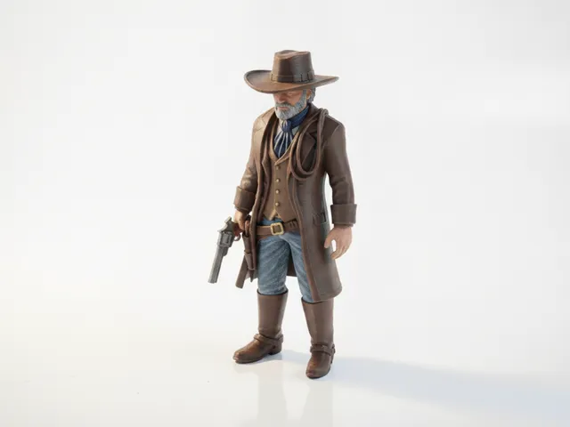 Outlaw Gunslinger Western Figure 3D Printable