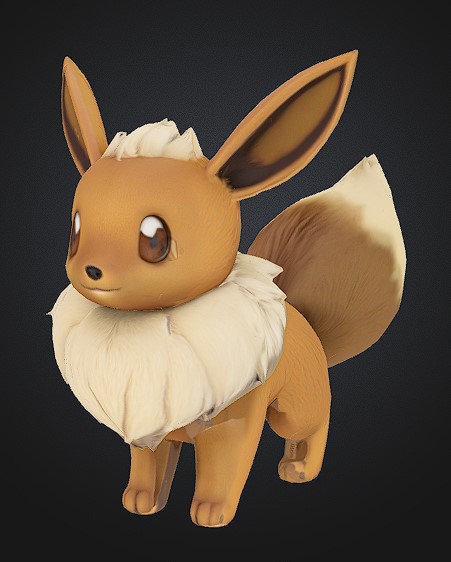 Eevee (Pokémon Figurine) – 3D Printable Model