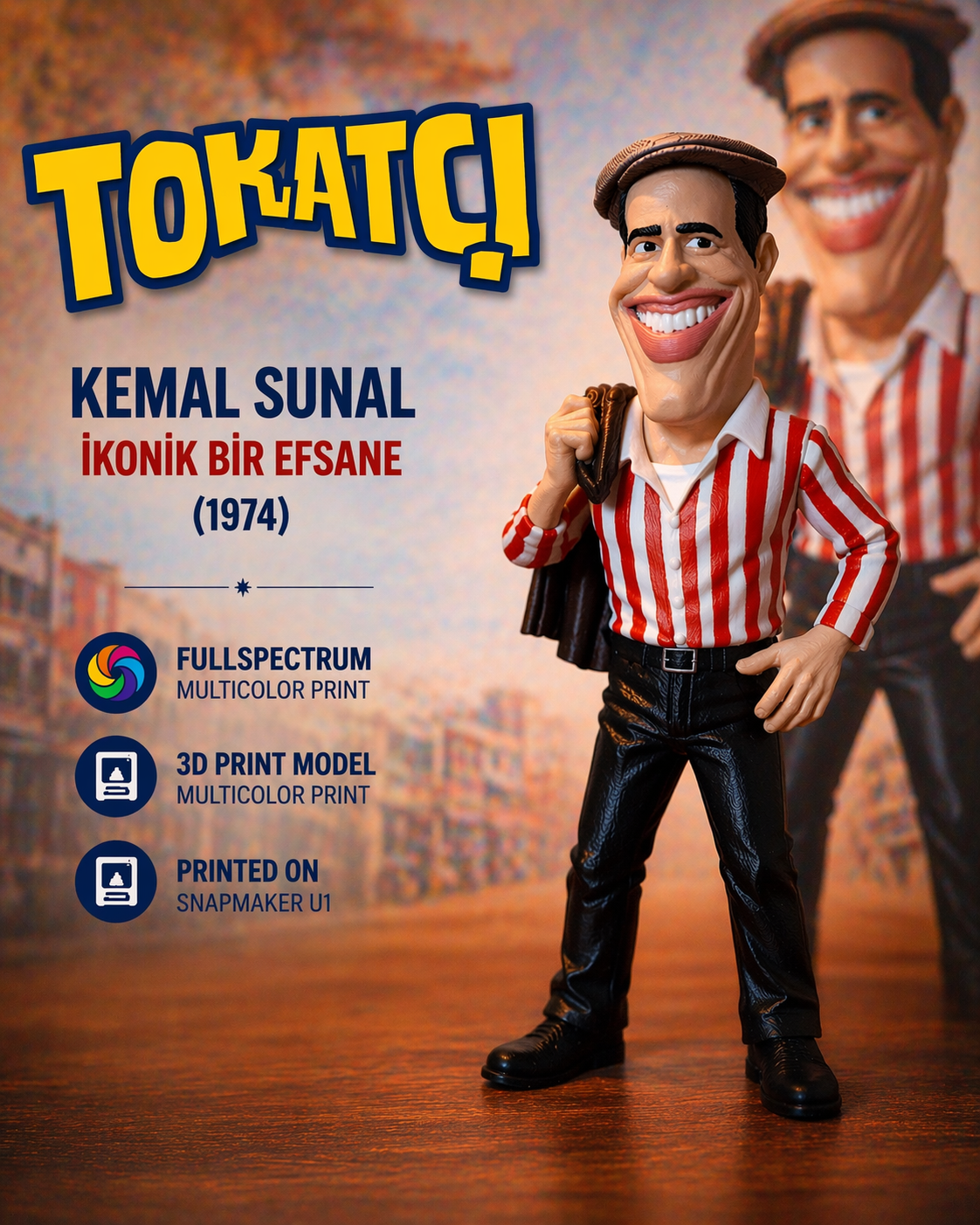 Kemal Sunal (Tokatçı) Figure (U1 FullSpectrum) 3D model