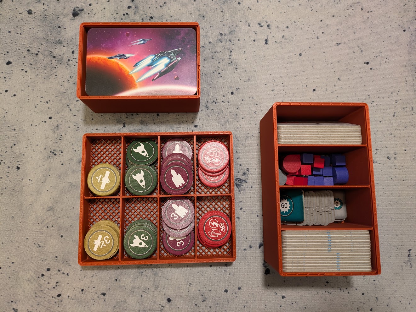 Aldebaran duel - boardgame insert