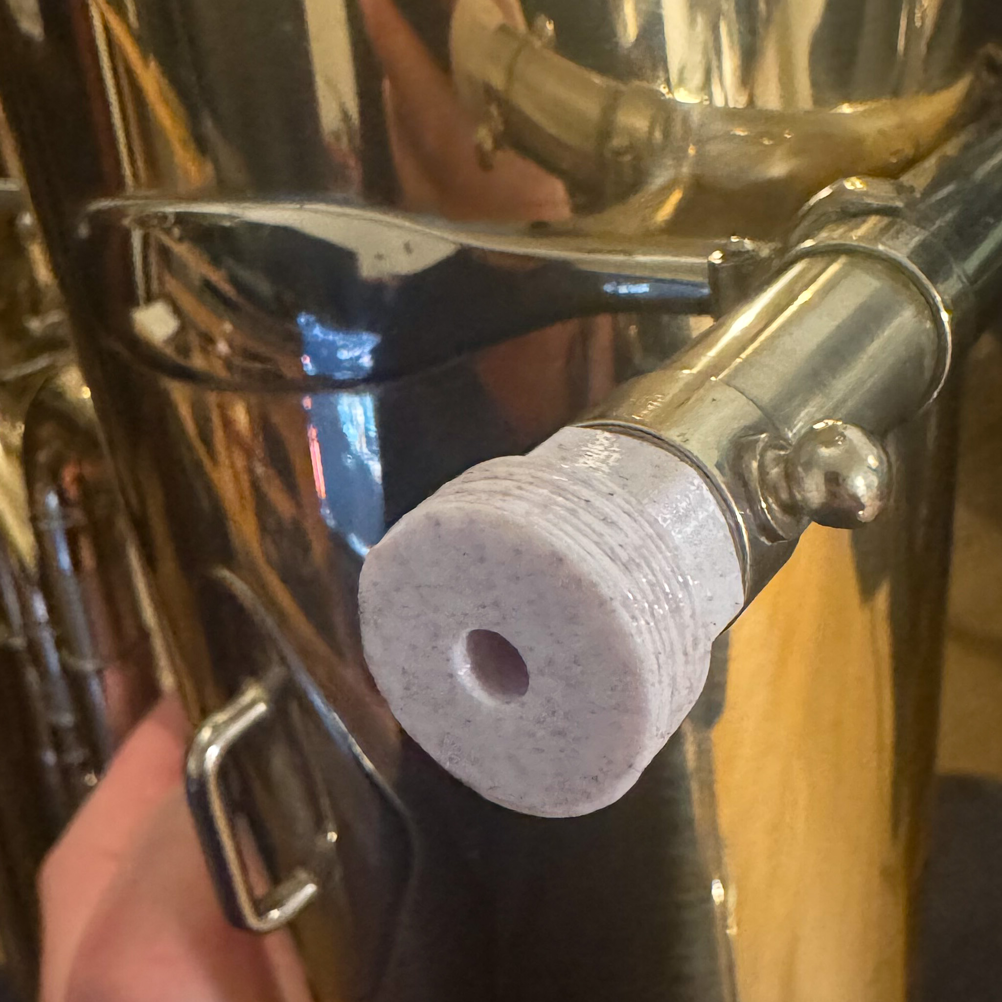 Tuba Reinigunsadapter 1/2 Zoll (tuba cleaning tool 1/2 thread)