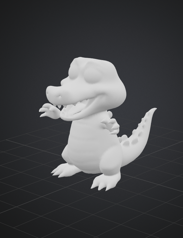 Happy alligator