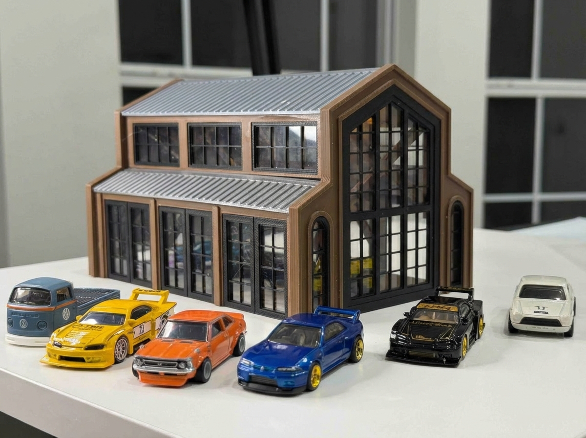 1:64 Glass Barn Diorama — thumbnail 2