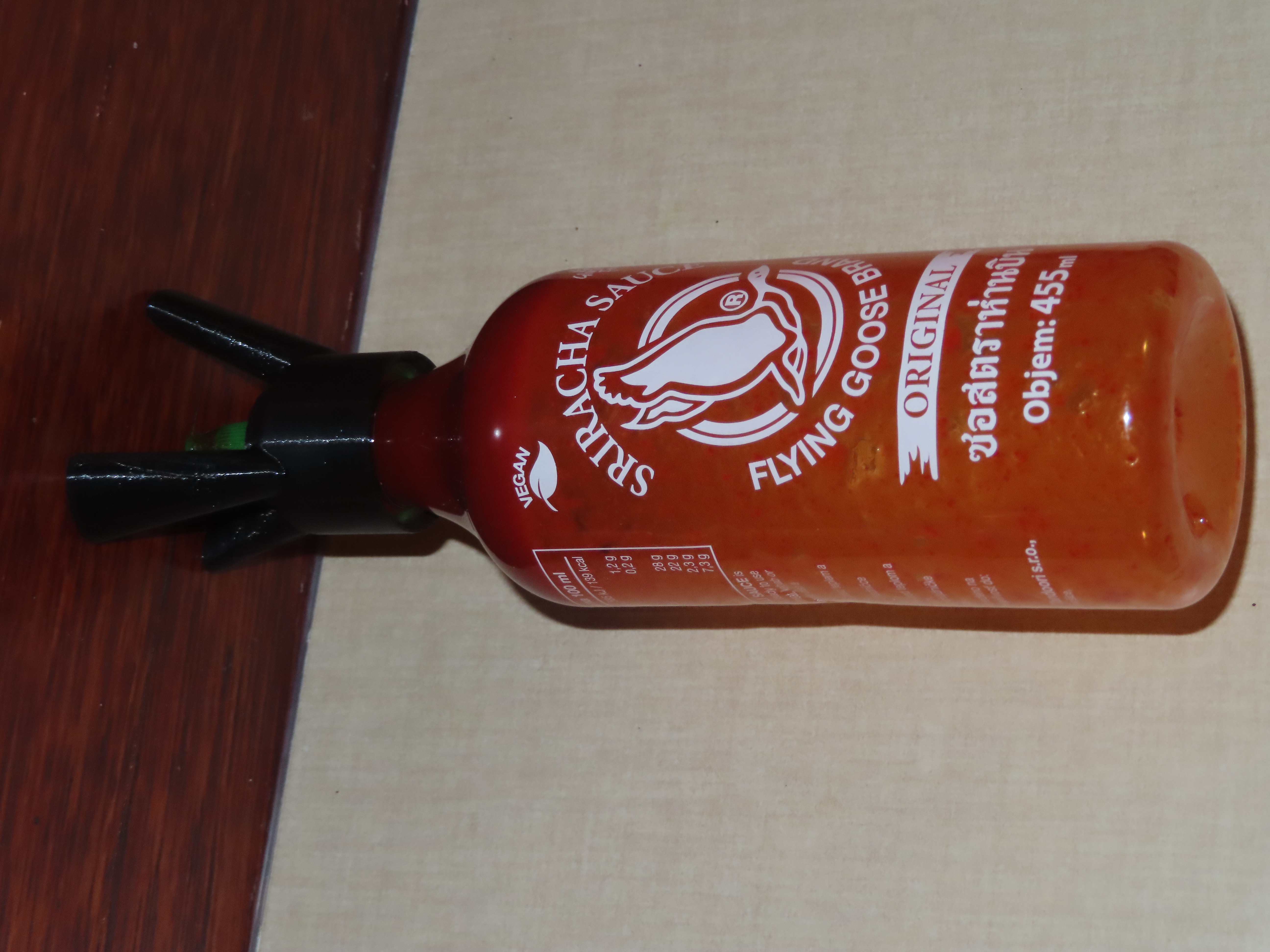 Sriracha holder