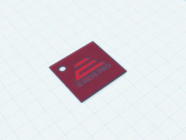 E Ride Pro Keychain