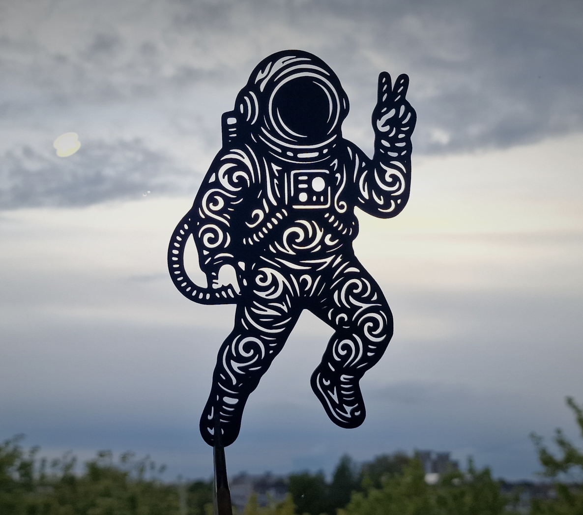 Decorative Astronaut Silhouette