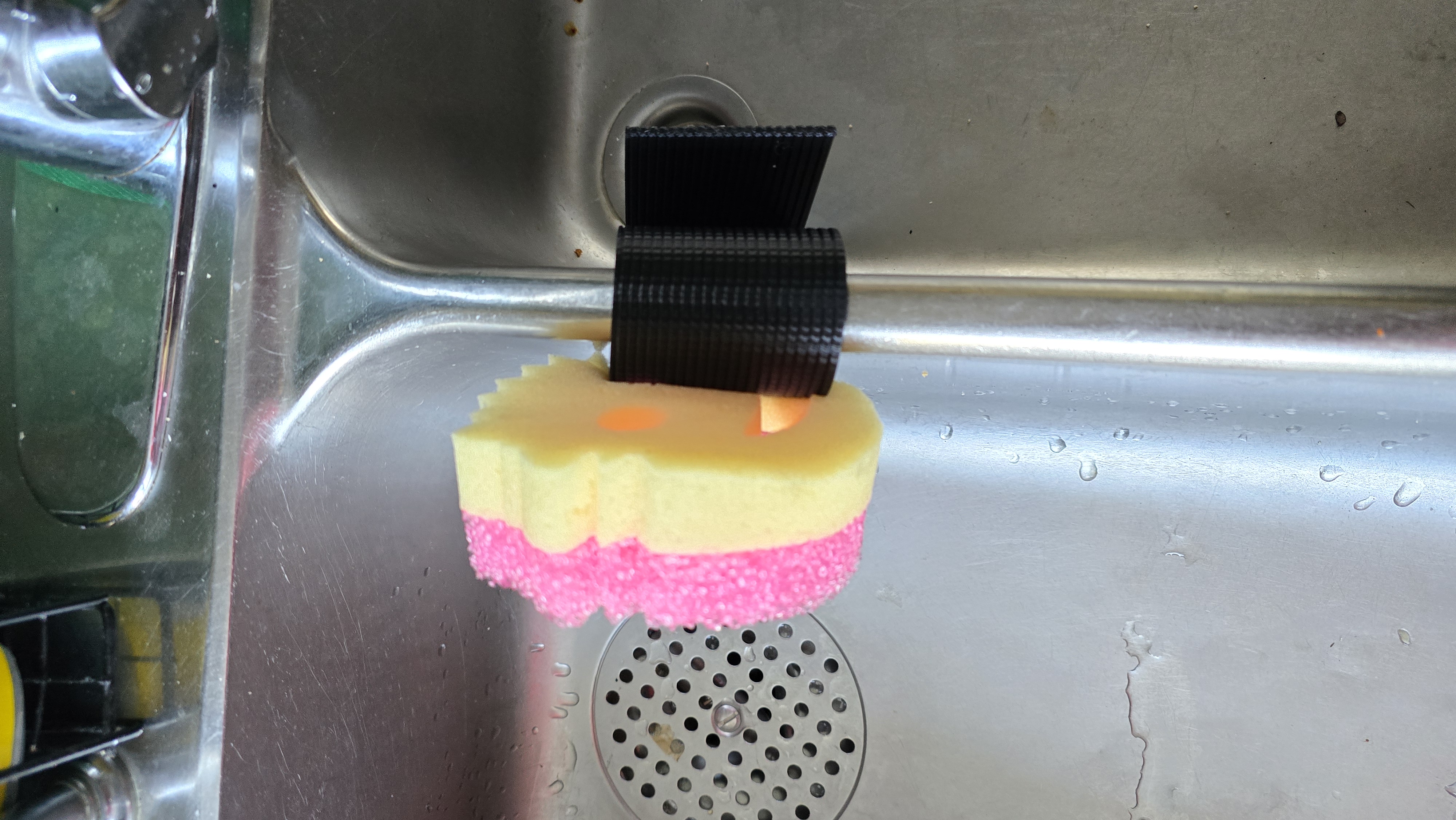 Dishcloth + Sponge Combo Holder Clamp