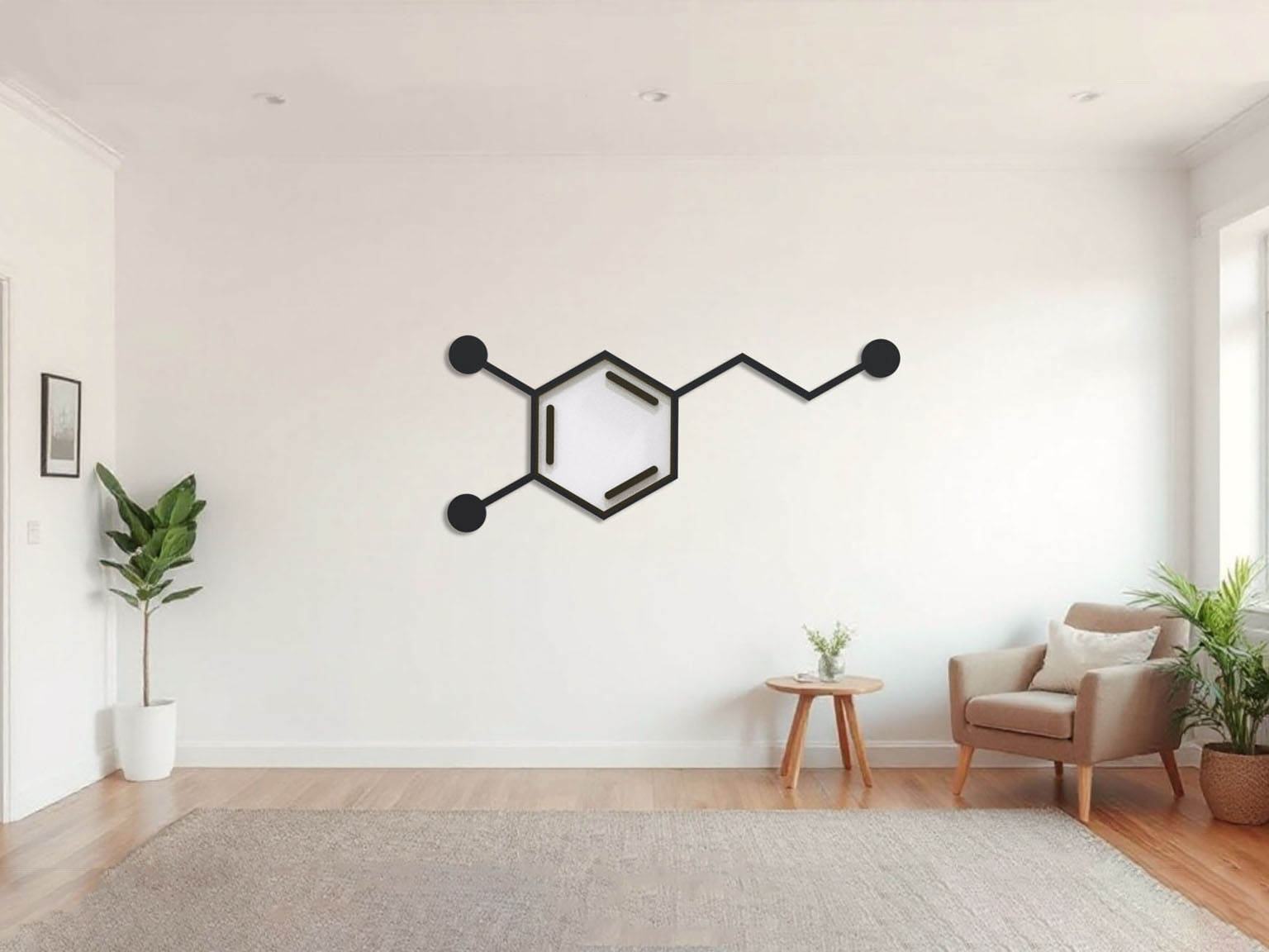 Dopamine Molecule Model