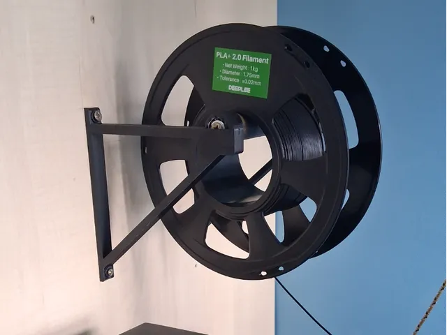 Wall mount spool holder