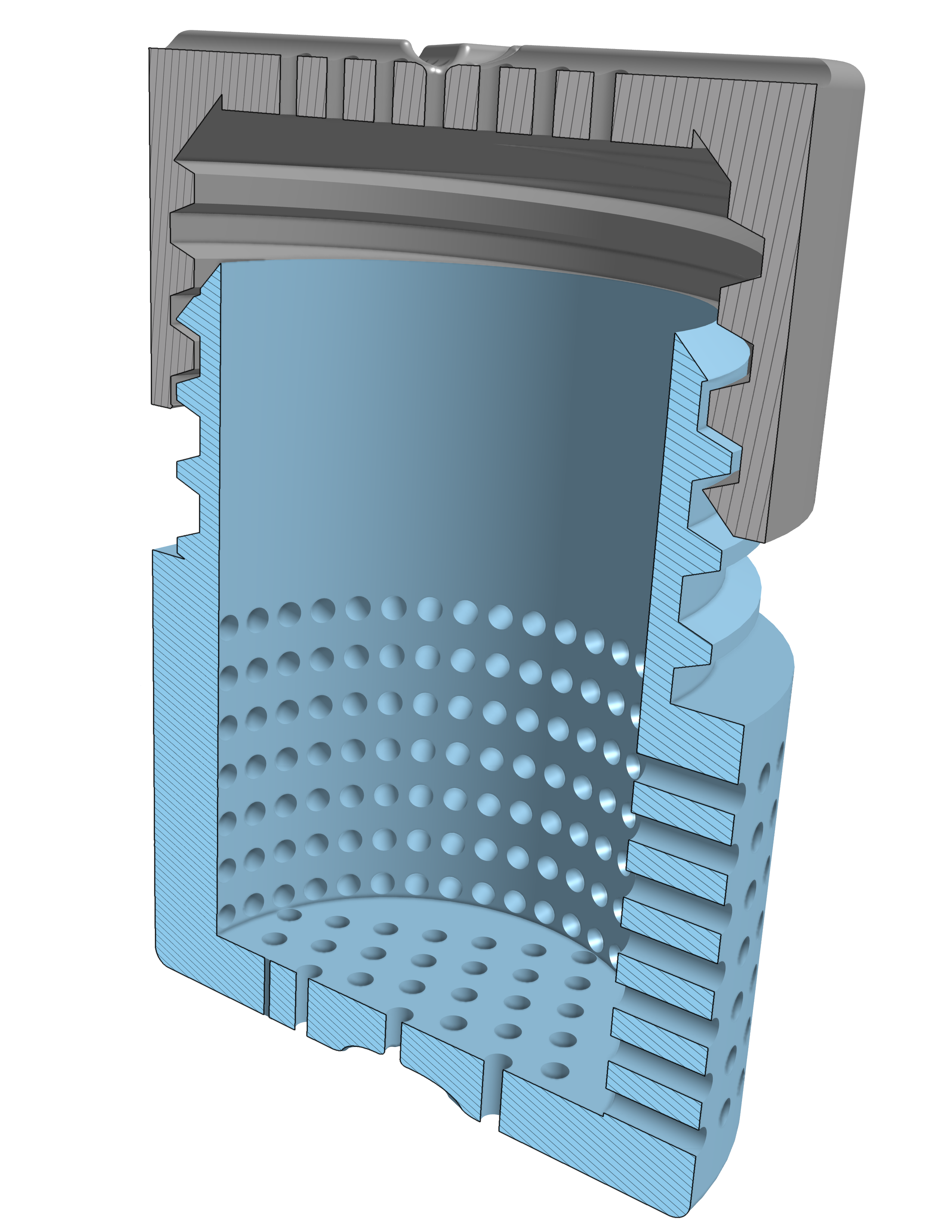 Chonky desiccant bottle w/ funnel attachment