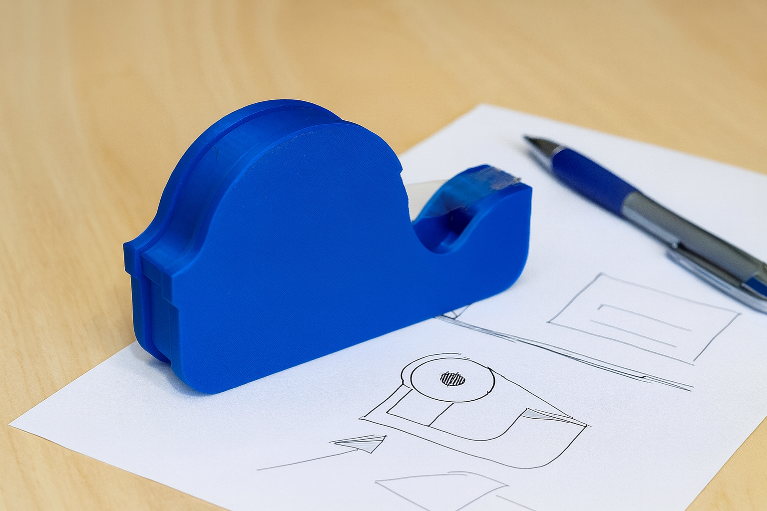 Tape Dispenser - Quick and Easy Printing (No Supports)