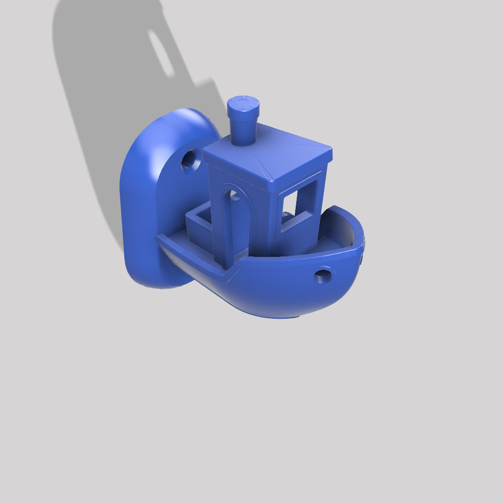 3D Benchy coat hanger