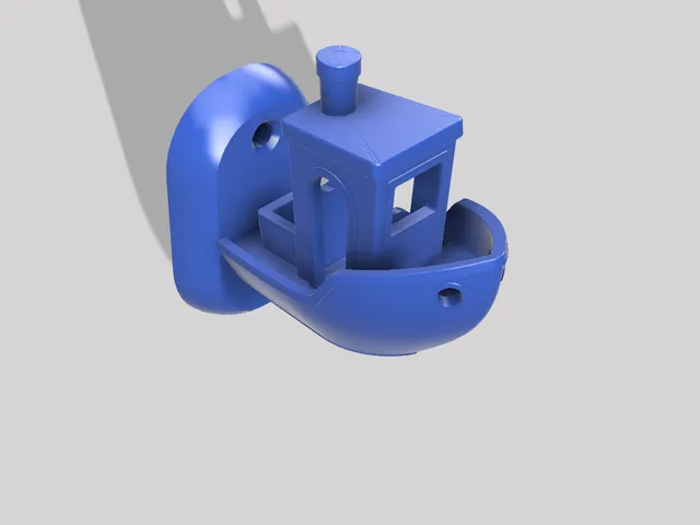 3D Benchy coat hanger