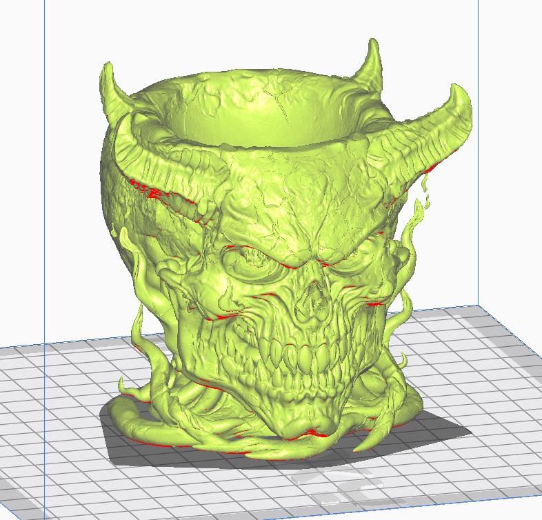 Miniatura 2 do modelo 3D Demon head.