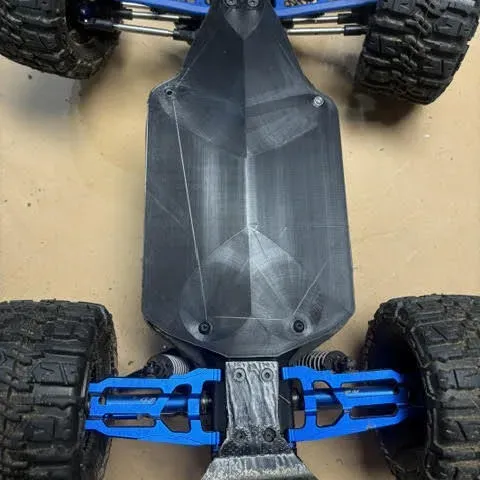Traxxas Rustler LCG Chassis Bash Guard / Skid GUard by bebar10 ...