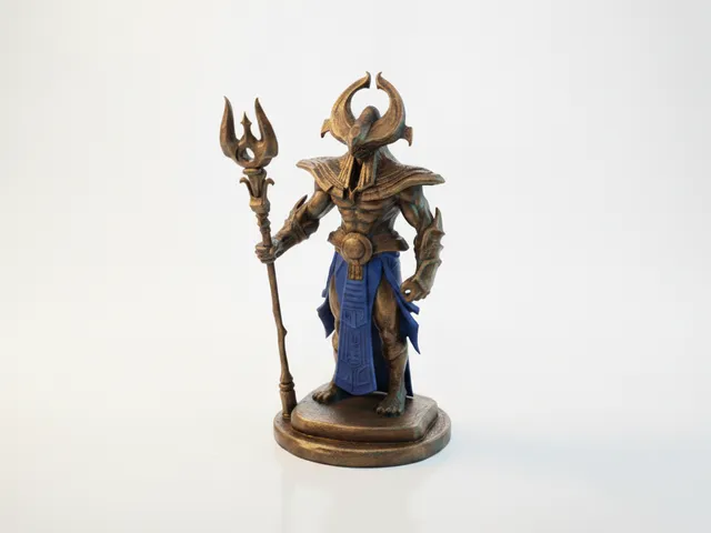 Azir Sun Emperor Figurine LOL Champion 3D Printable