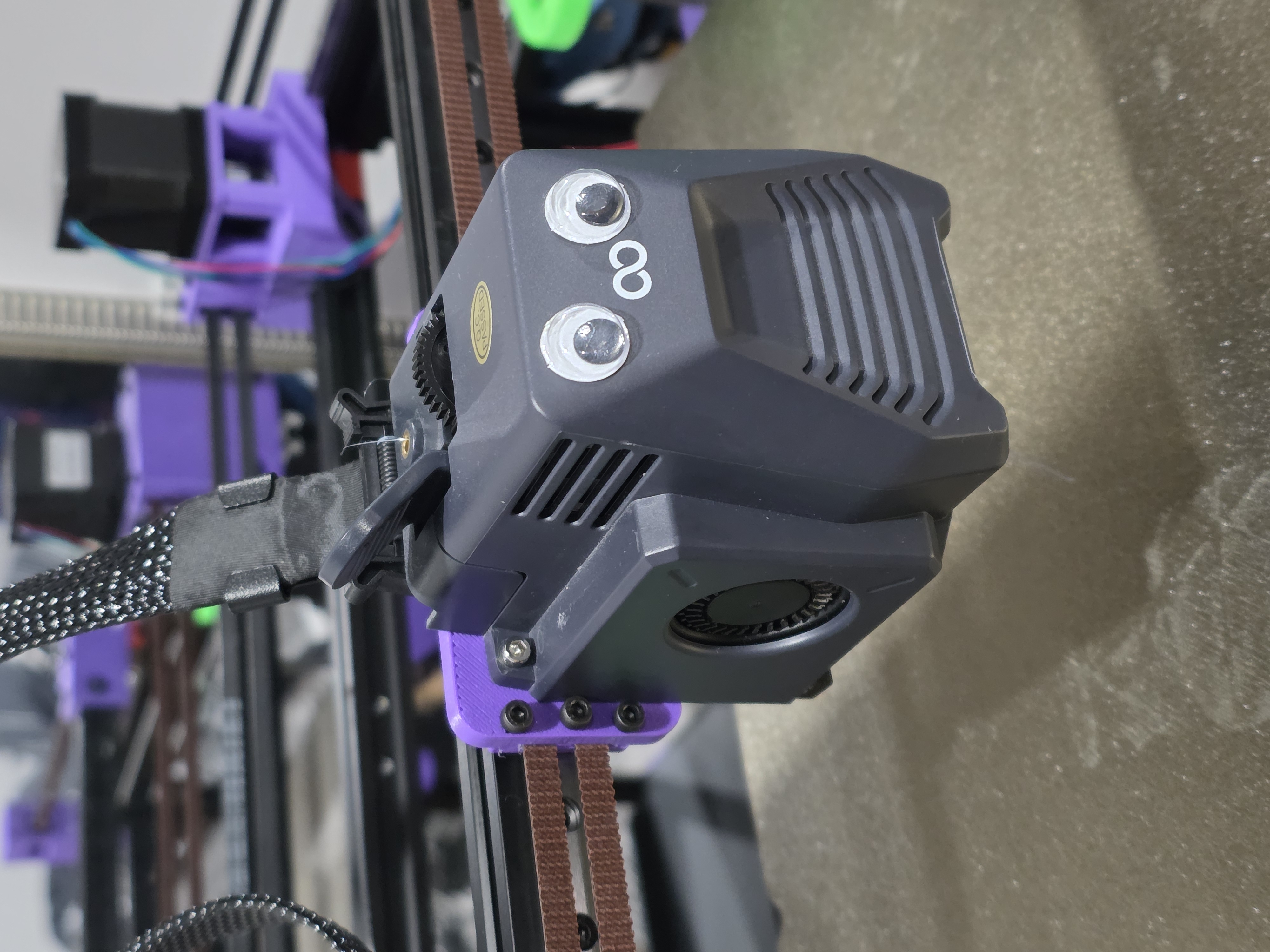 Elegoo Neptune 3 Pro Extruder to MGN9H Linear Rails - Front Mount