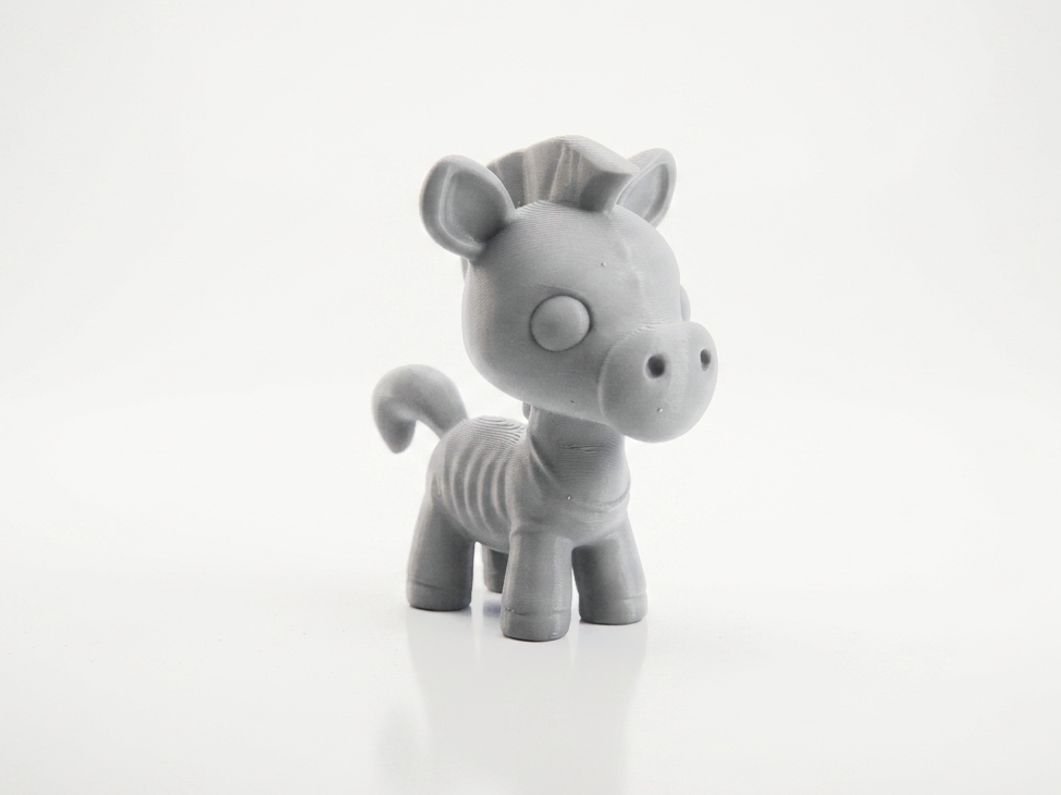 Chibi Zebra Figurine Cute Animal 3D Printable