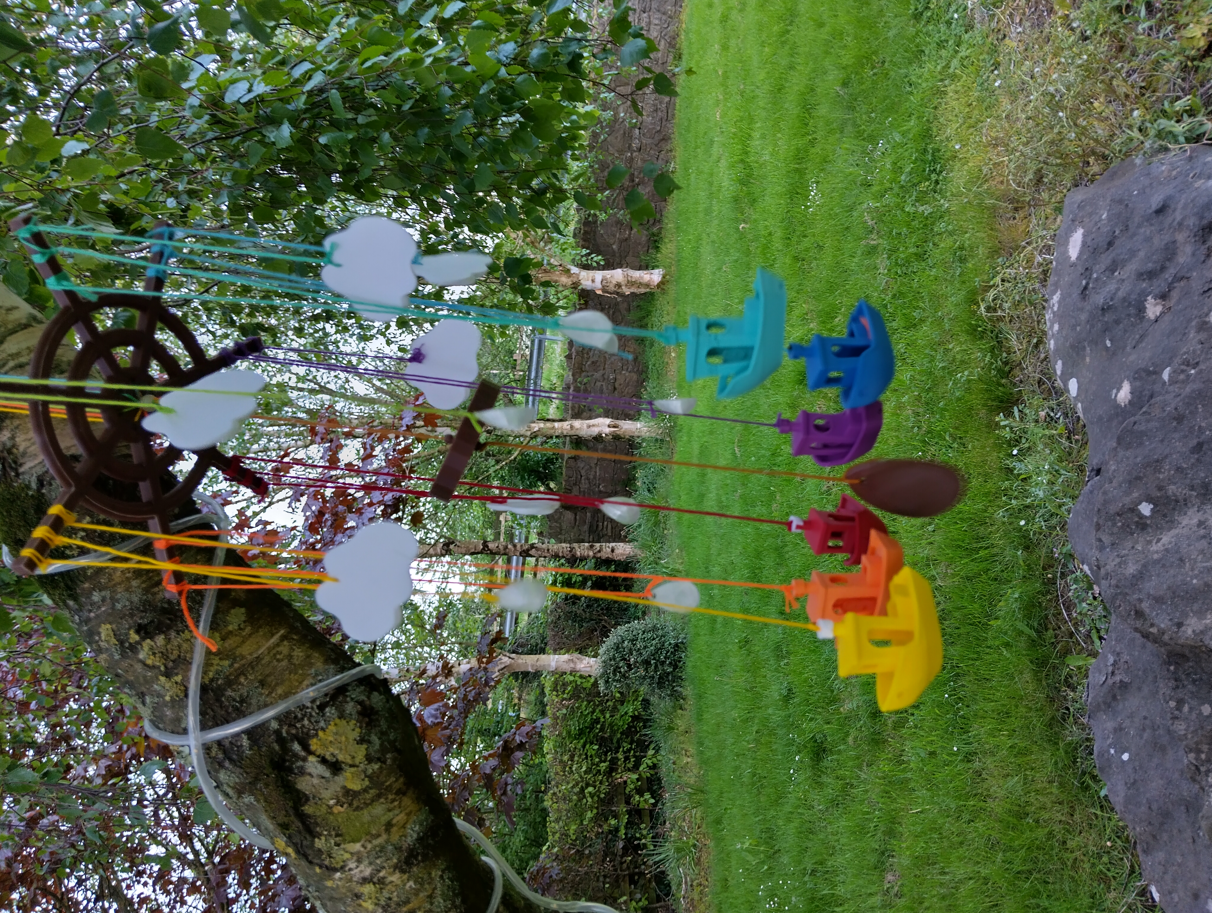 The Flight of Báidín Fionn: A Benchy Rain & Wind Chime