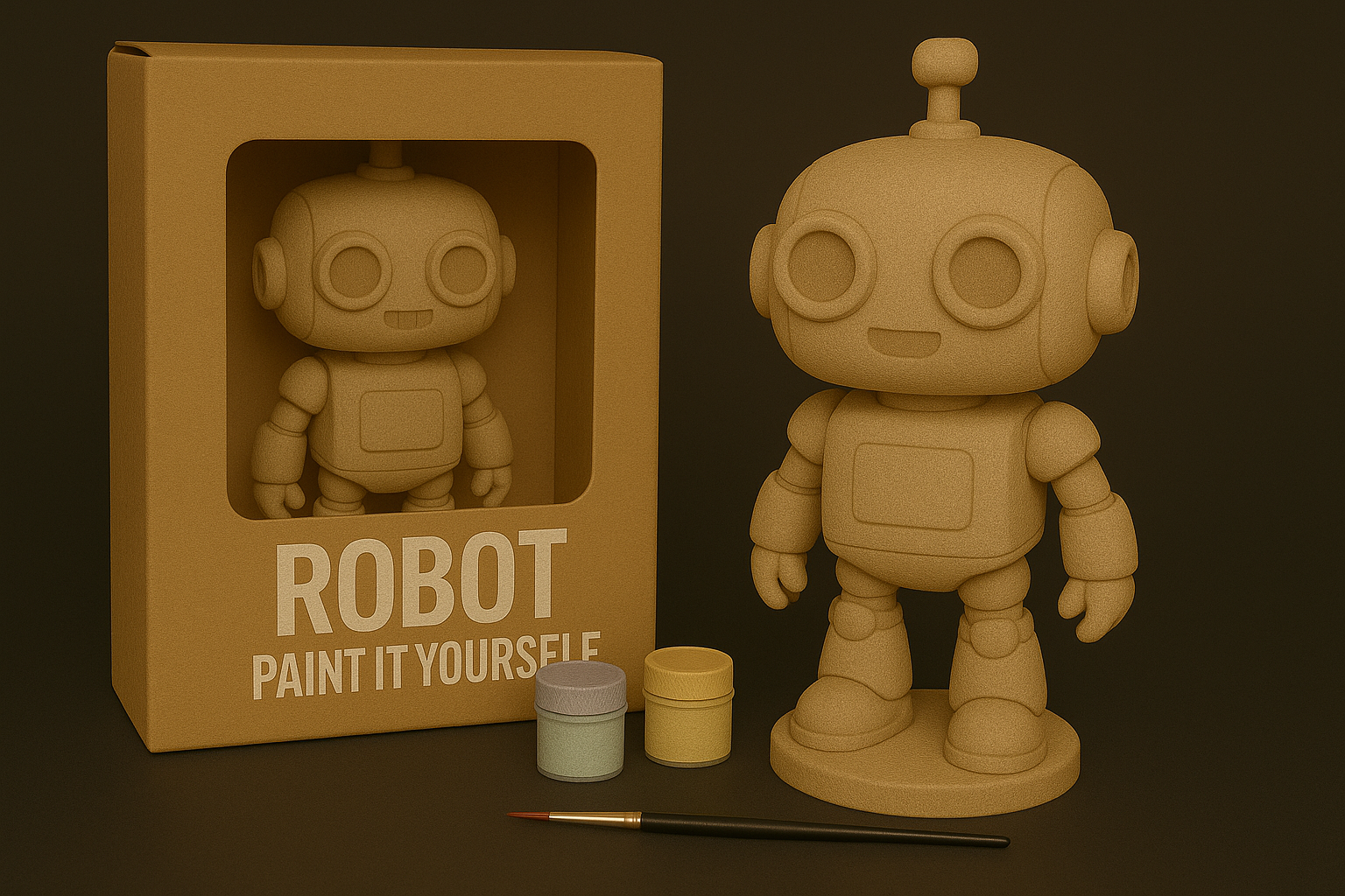 Robot Buddy – Paint-It-Yourself