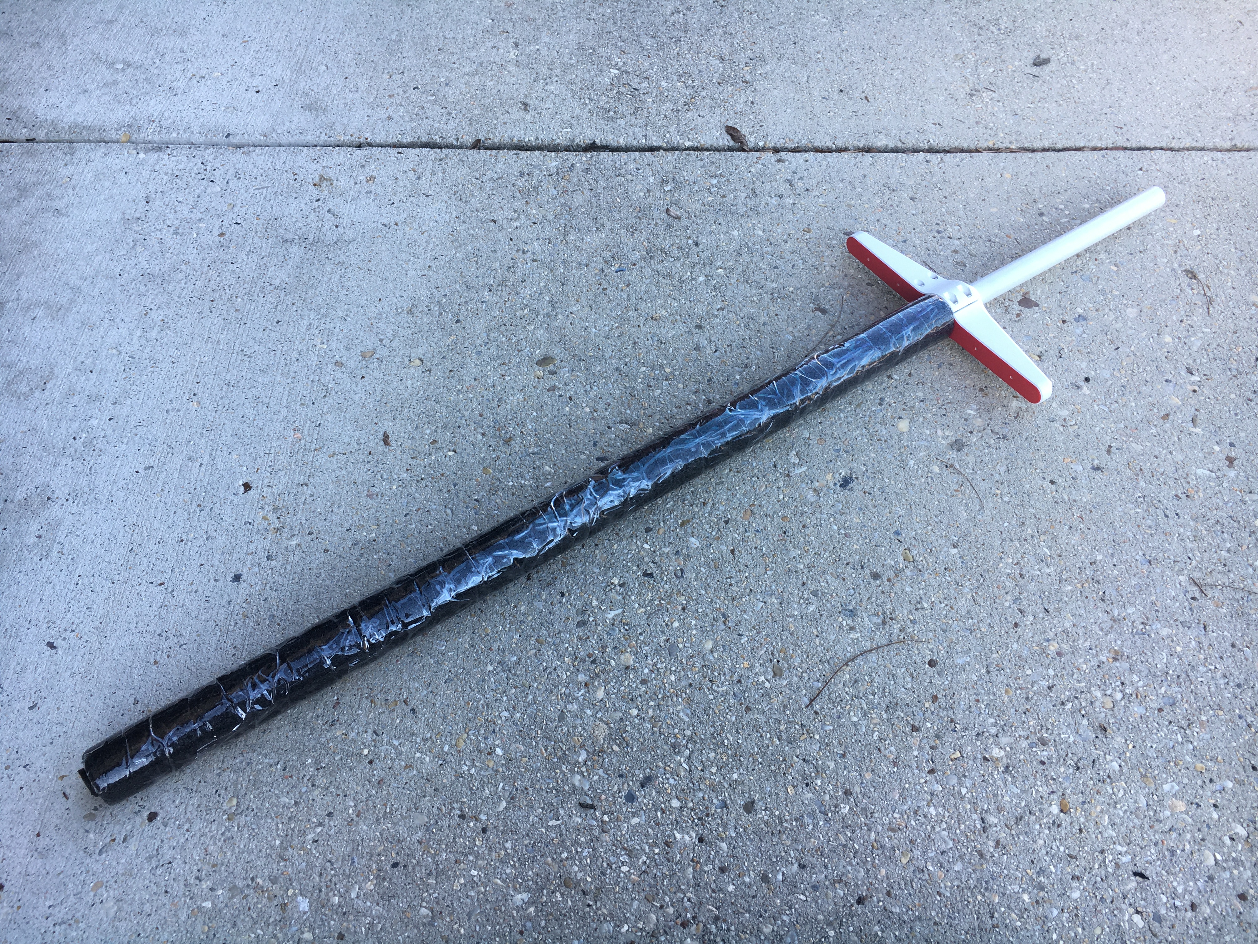 PVC Pipe Sword Cross Guard